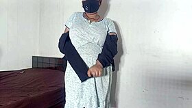 college girl niharika explores her tight virgin pussy in softcore solo