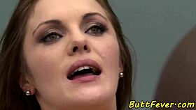 Redhead babe gets ass banged by bbc