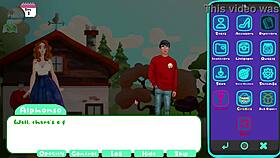 in paradise island, she gives a blowjob in the orchard