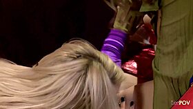 i watch cosplay lesbians fuckin with toys in threesome like superheros