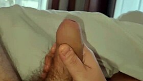 Morning Cumshot Alert! Horny Guy Drains Big Balls with Intense Jerking!