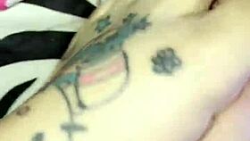 Pretty Feet With Tattoo In Fetish Play