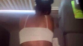 i scream in orgasm during this quick doggystyle fuck before her momma gets home