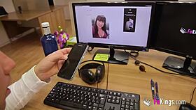 hot busty colombian broad begs for a dick eating job