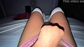 Latina Fingers Wet Pussy To Orgasm.