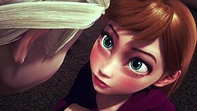 Futa Elsa Fingering And Fucking Anna In Frozen Parody!