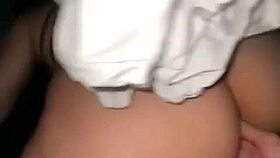 married woman handles a line at the glory hole