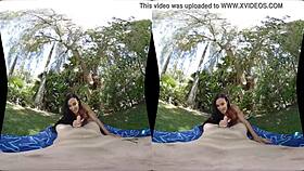 Jewels Jade handles big jobs in MILF VR.