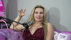 Amateurs film podcast with karen sleent, the hot blonde deepthroating.