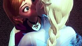 Futa Elsa Fingering And Fucking Anna In Frozen Parody!