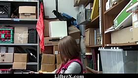 yo teen, getting fucked by mall officer while stepmom just watches over there