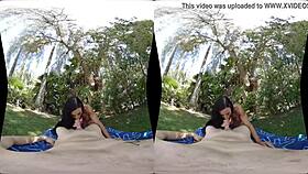 Jewels Jade handles big jobs in MILF VR.