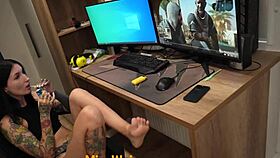 The guy secretly fucked lesbians