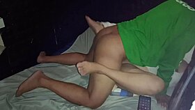 I watched this hot Asian chubby pregnant girl having sex in the hotel.