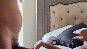 Sloppy ghetto bonnet head choking on monster cock.