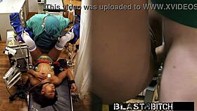 Minnie Rose's pussy blasted full of cum backstage.