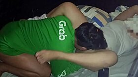 I watched this hot Asian chubby pregnant girl having sex in the hotel.