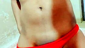 Watch this arab solo amateur rub his limp clitty and piss during sensual striptease!