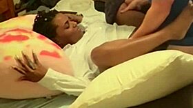 ebony coworker bent over for doggystyle after work 😏