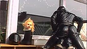 roxina in shiny rubber outfit.