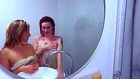 Stella and Emmanuelle are planning a hot foursome with these pretty European blondes and skinny amateurs.