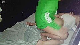 I watched this hot Asian chubby pregnant girl having sex in the hotel.