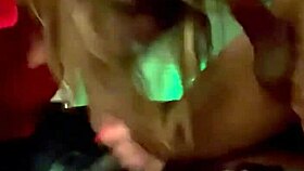 Teen brunette gets interviewed and swallows cum from father-in-law in POV