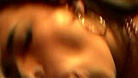 Slut in fishnets sucks dick then gets shaved pussy reamed hard