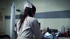 Deviant Patient Whips Asian Nurse in Kinky Session