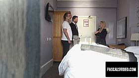 Blonde Georgie Lyall Draws Pascal White's Cock for Epic Attention