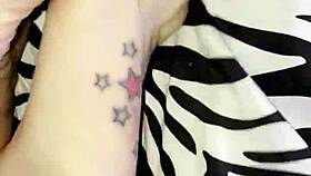 Pretty Feet With Tattoo In Fetish Play