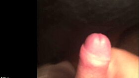 Man shaves his dick and cums.