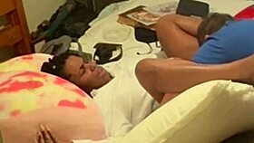 ebony coworker bent over for doggystyle after work 😏