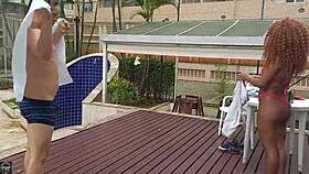 why did that ebony girl almost drown me in the pool and suck my cock?