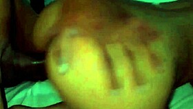 Latina gets massage and rough handling with marks