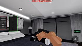 roblox baddie in rough doggystyle position