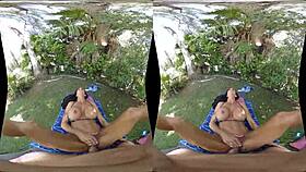 Jewels Jade handles big jobs in MILF VR.