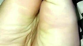 Pretty Feet With Tattoo In Fetish Play