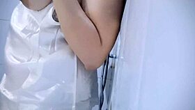 I play my tits, making my pussy wet.