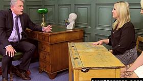 stepmom charlie rae and gigi patsy suck the principal's cock in a threesome.