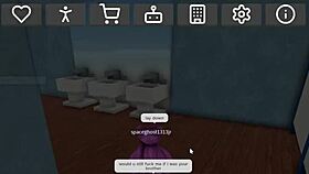 Fucking Some Roblox Pussy with Deepthroat Action