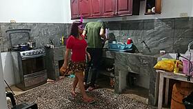 Neighbor reveals all while present.