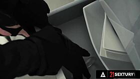 21 sextury - sexy burglar stacy bloom gets caught and faces consequences with a big dick