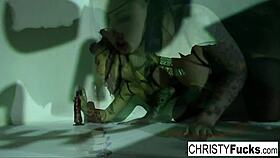 Hot Christy Mack, the pirate, teases with her amazing ass. She toys her tight wet pussy endlessly!