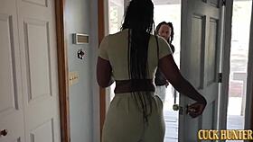 ebony wife surprises husband on anniversary