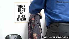 Sarah Vandella caught stealing on hidden cam and pounded hard. She never saw it coming!