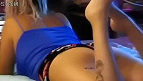 my stepsister watchs porn in her room