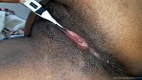 indian desi cute lady fall sick dewar stripping her dress and checking temperature of pussy anal armpit