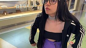 i meet fan at mall for blowjob fun.