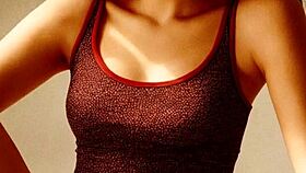 cute russian lingerie models posing barefoot